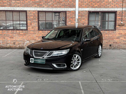 Saab 9-3 Sport Estate 2.8 T V6 Aero 256pk 2008, H-384-SG Youngtimer