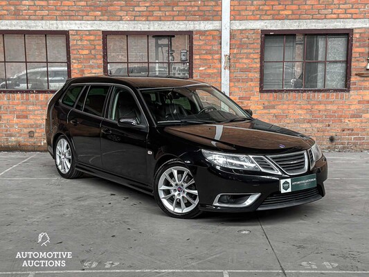 Saab 9-3 Sport Estate 2.8 T V6 Aero 256pk 2008, H-384-SG Youngtimer