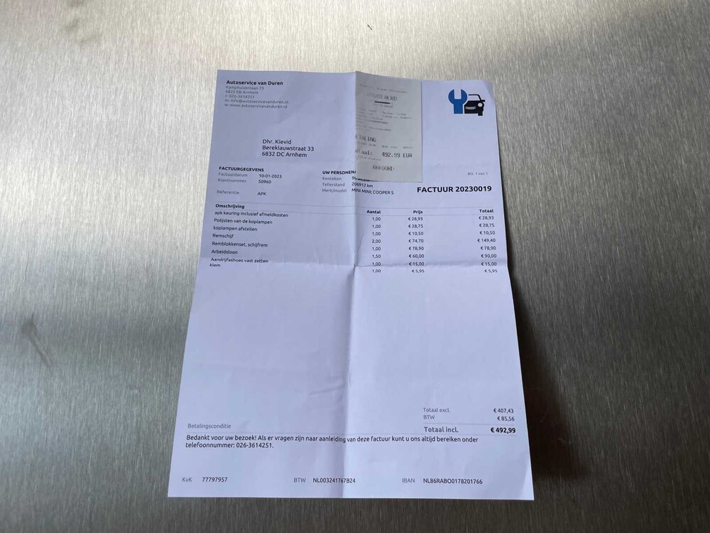 Mini 1.6 Cooper S 163pk 2002 -Orig. NL-, 96-JV-PG