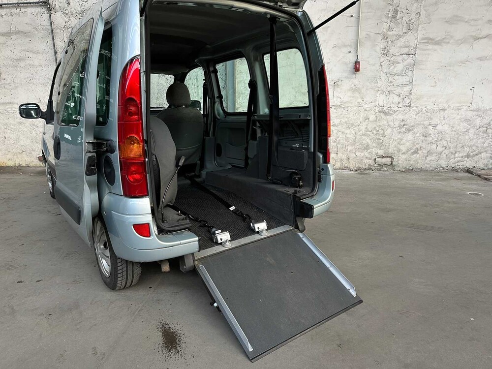 Renault Kangoo 1.6-16V Expression Luxe 95pk 2006 -Orig. NL-, 33-SJ-ZL -Rolstoelauto- Dubbele schuifdeur -