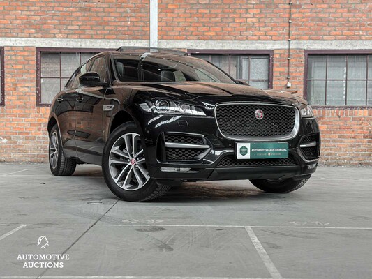 Jaguar F-PACE 2.0t AWD Pure R-Sport 250pk 2019 (Origineel-NL), ZG-728-K