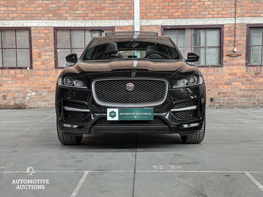 Jaguar F-PACE 2.0t AWD Pure R-Sport 250pk 2019 (Origineel-NL), ZG-728-K