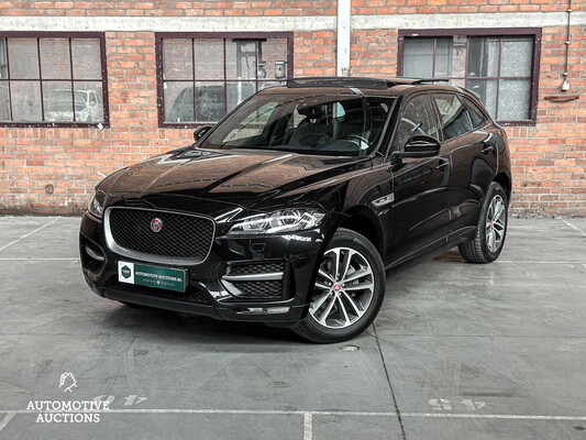 Jaguar F-PACE 2.0t AWD Pure R-Sport 250pk 2019 (Origineel-NL), ZG-728-K