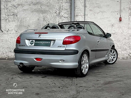 Peugeot 206 CC 1.6-16V 109hp 2002 -Orig. NL-, 95-LB-NB