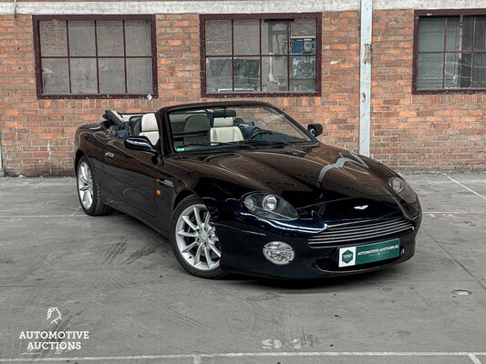 Aston Martin DB7 Volante 5.9 V12 Vantage 416hp 2002 (Original-NL) Cabriolet, 88-JL-PX Youngtimer