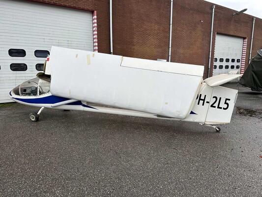 Albatros AE 209 ultraleichtes Propellerflugzeug mit Rotax 582 Bombardier v.v Custom Trailer 