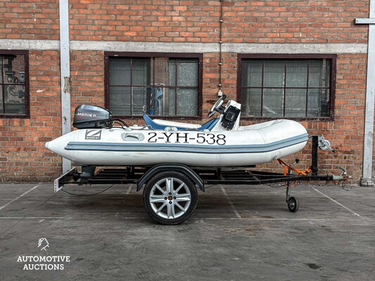 Zodiac VL310R Inflatable boat 15hp, 2-YH-538