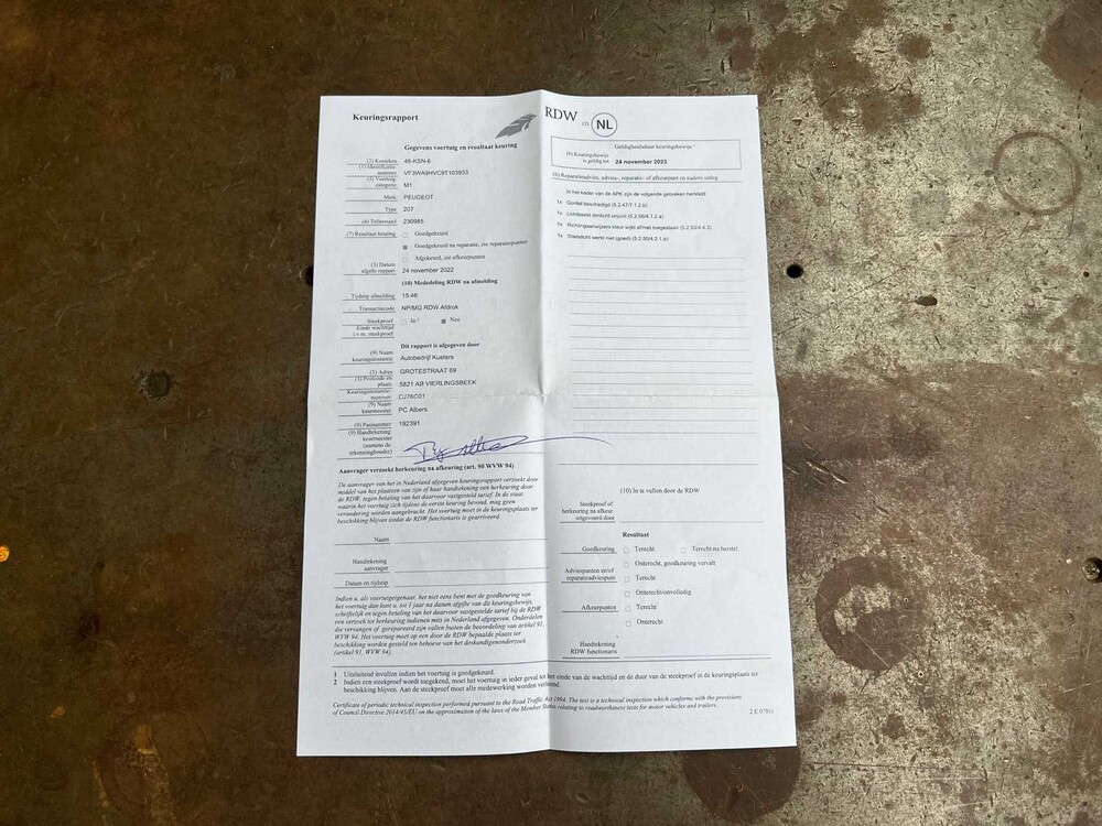 Peugeot 207 1.6 HDiF XR 90PS 2010 (Original-NL), 46-KSN-6