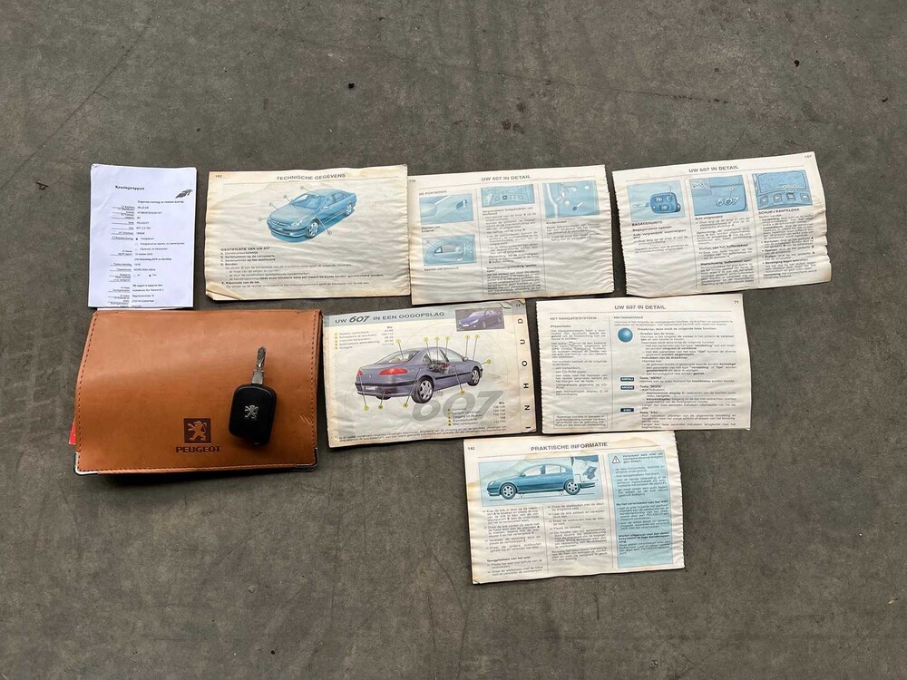 Peugeot 607 2.2-16V 158PS 2002 - Erstjg. NL-, 06-JZ-GB -Automatisch-