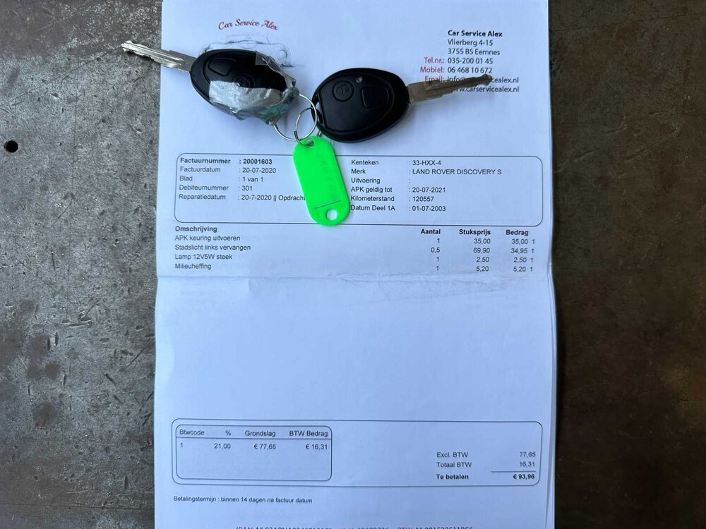 Land Rover Discovery 4.4 V8 SE 299hp 2003, 33-HXX-4 Youngtimer