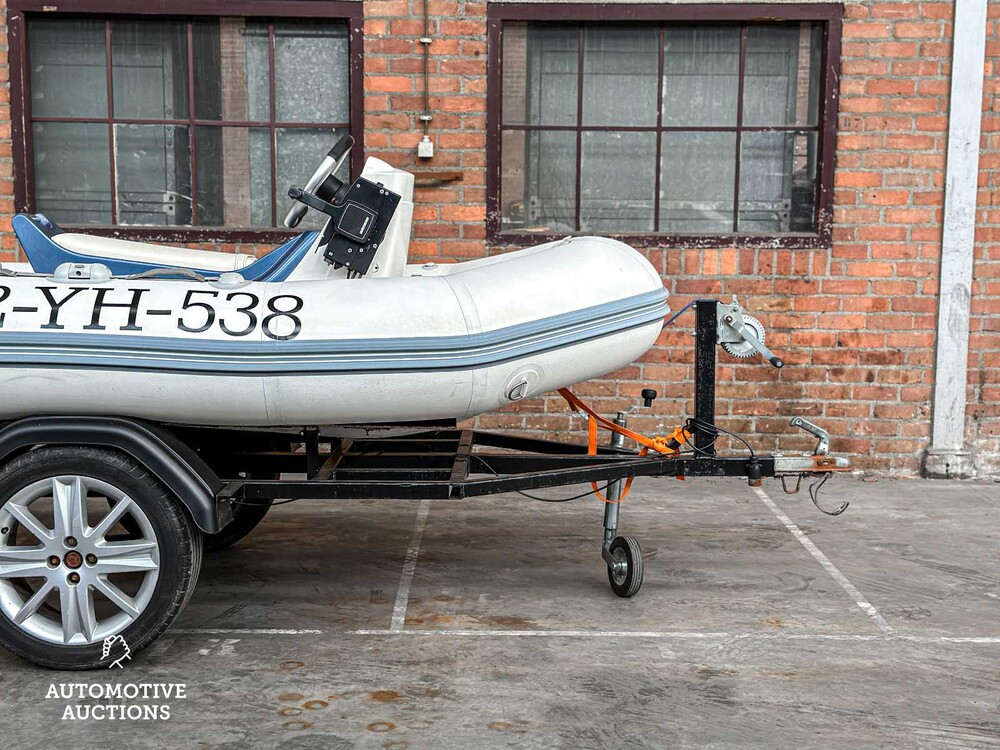 Zodiac VL310R Inflatable boat 15hp, 2-YH-538