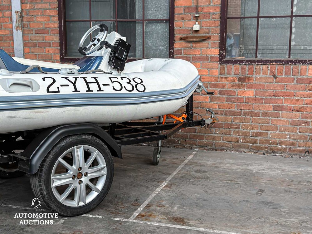 Zodiac VL310R Inflatable boat 15hp, 2-YH-538