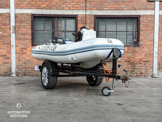 Zodiac VL310R Inflatable boat 15hp, 2-YH-538