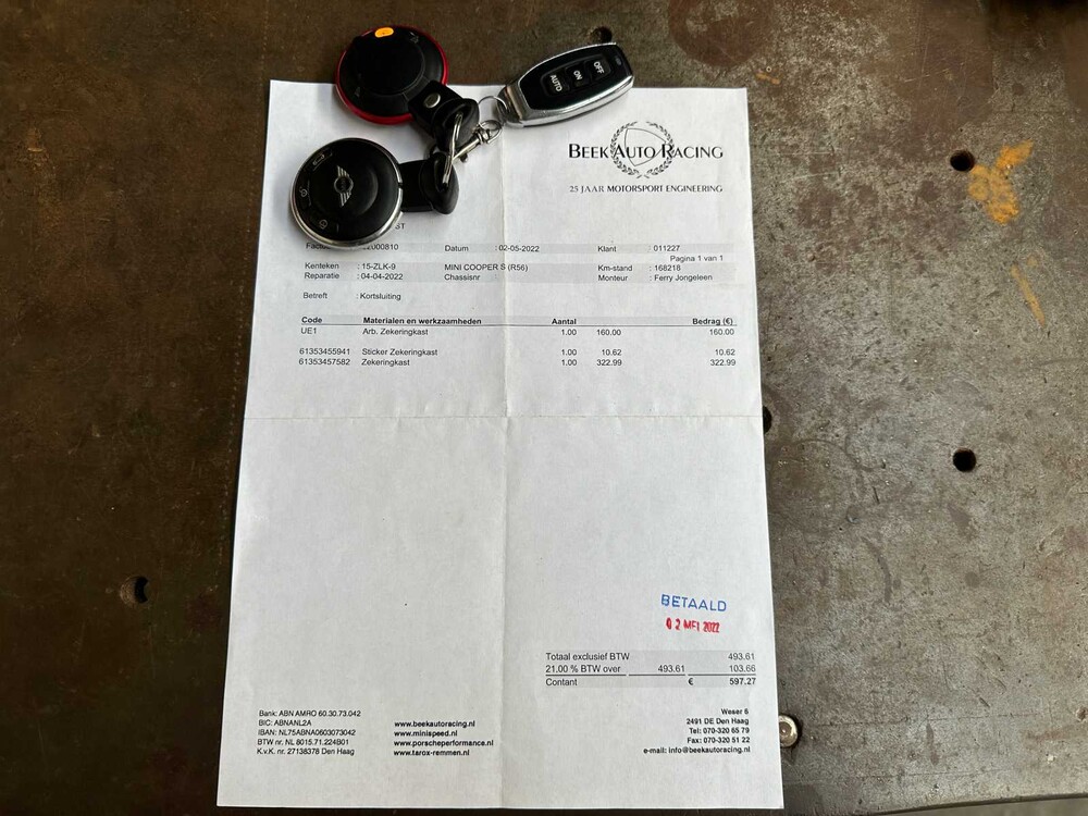 Mini Cooper S 1.6 180hp 2007, 15-ZLK-9