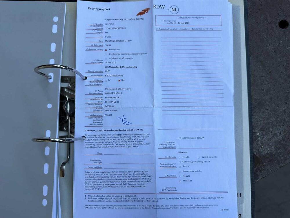 Ford Mustang Shelby GT500 5.4 V8 506hp 2007, HJ-730-B Youngtimer