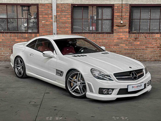 Mercedes-Benz SL63 AMG 525pk V8 Cabriolet -Youngtimer- 2009, X-712-HR