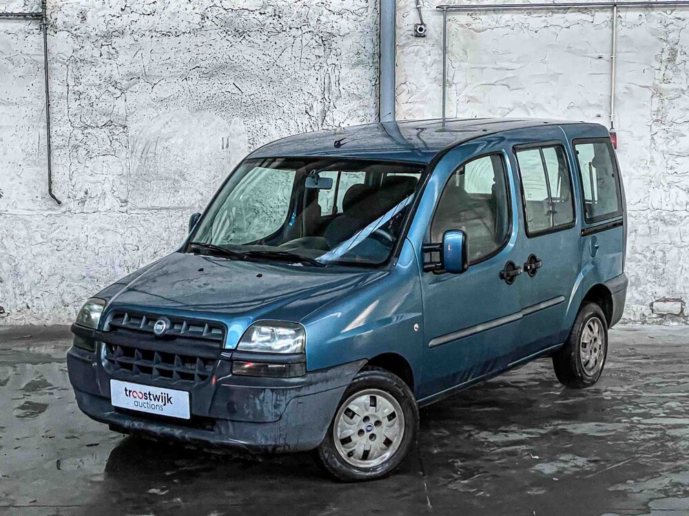Fiat Doblò 1.6-16V ELX 103hp 2002 (Original-NL), 11-JK-JP -Wheelchair Accessible Truck-