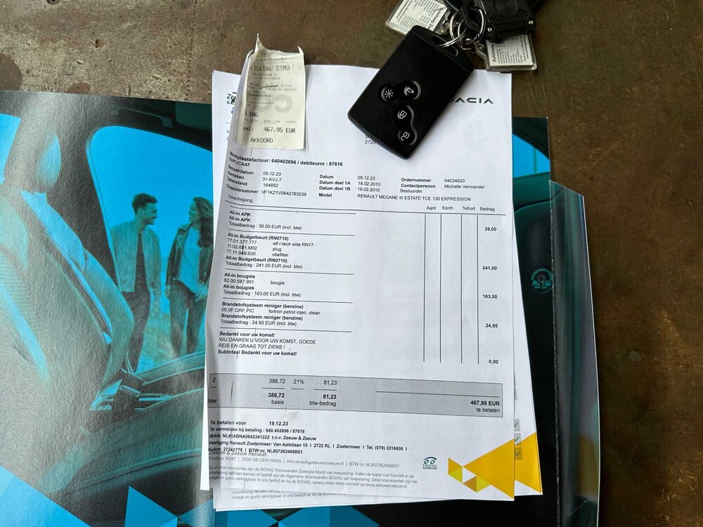 Renault Mégane Kombi 1.4 TCe Expression 131PS 2010 (Original-NL), 31-KVJ-7