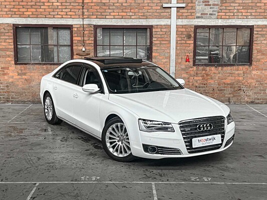 Audi A8 lang 6.3 W12 Quattro 500pk 2013