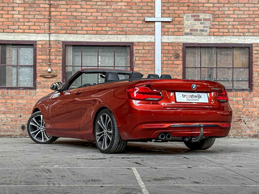 BMW 220i Cabriolet High Executive 184hp 2018 (Original-NL + 1st Owner) F23 2-Series, TT-870-G