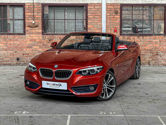 BMW 220i Cabriolet High Executive 184hp 2018 (Original-NL + 1st Owner) F23 2-Series, TT-870-G