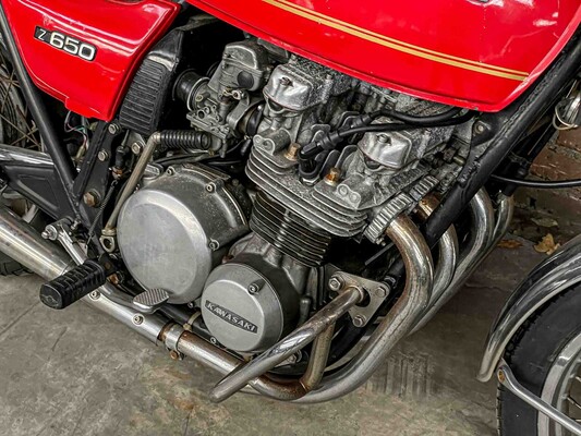 Kawasaki Z650 L3e 652cc 1977, XZ-48-71