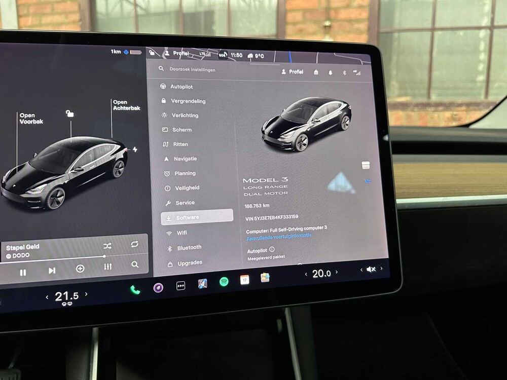 Tesla Model 3 Long Range AWD 75kWh 351PS 2019 (Original-NL), ZJ-171-F