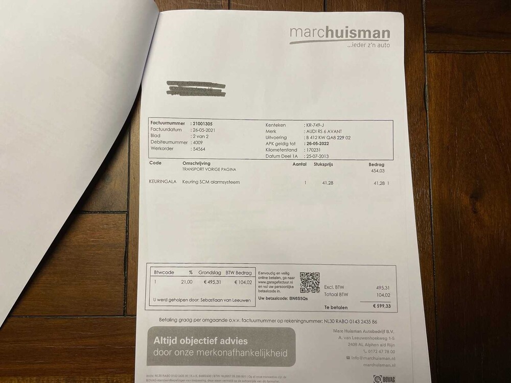 Audi RS6 Avant 4.0 TFSI V8 Quattro Pro Line Plus 560pk 2013, KR-749-J