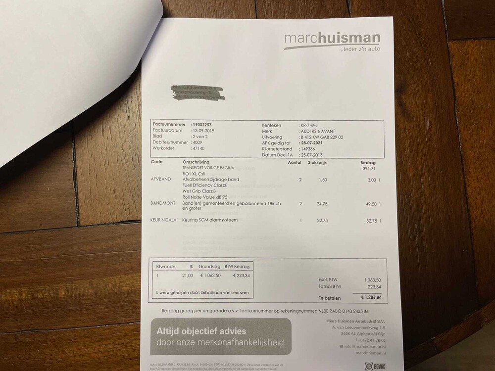 Audi RS6 Avant 4.0 TFSI V8 Quattro Pro Line Plus 560pk 2013, KR-749-J