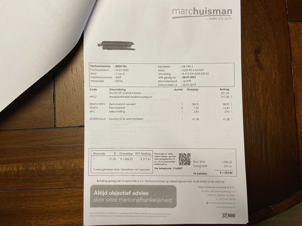 Audi RS6 Avant 4.0 TFSI V8 Quattro Pro Line Plus 560pk 2013, KR-749-J