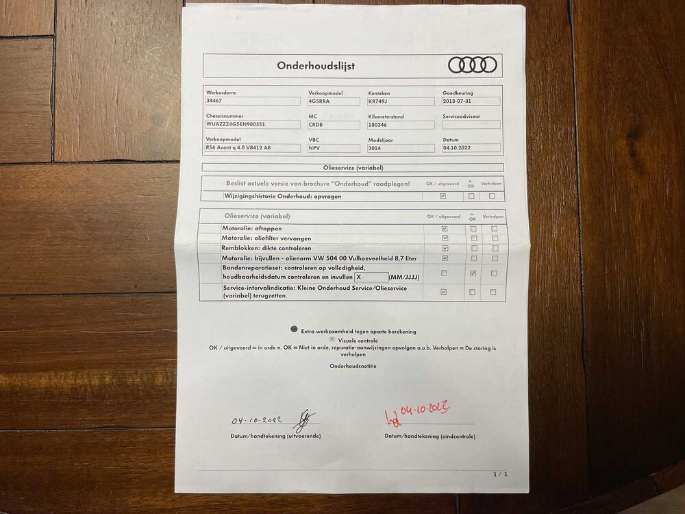 Audi RS6 Avant 4.0 TFSI V8 Quattro Pro Line Plus 560pk 2013, KR-749-J