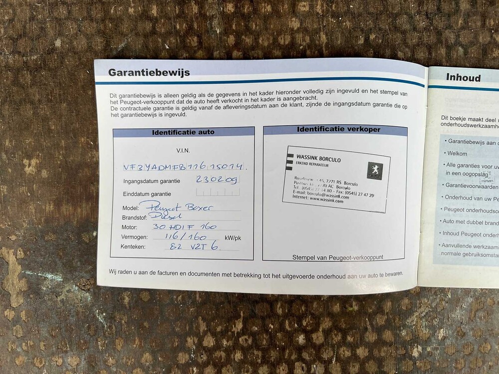 Peugeot Boxer 330 3.0 HDI L2H2 158PS 2009 (ORIGINAL-UK) Nutzfahrzeug, 82-VZT-6 Youngtimer