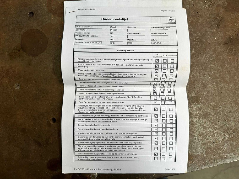 Volkswagen Transporter 2.5 TDI 340 131hp 2008 -Orig. NL-, 46-VVP-8