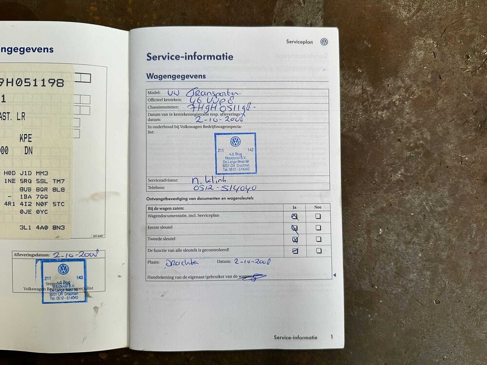 Volkswagen Transporter 2.5 TDI 340 131hp 2008 -Orig. NL-, 46-VVP-8