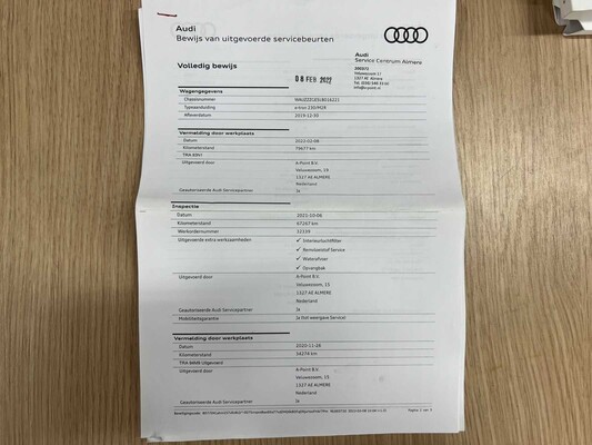 Audi E-Tron 50 Quattro Launch Edition Plus 71 kWh 313pk 2019 (Origineel-NL), H-644-BL