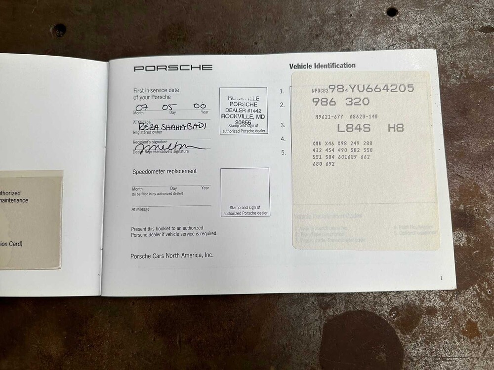 Porsche Boxster S 986 3.2 252pk 2000 Youngtimer