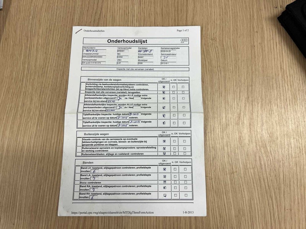 Audi Q5 2.0 TFSI Quattro Pro Line 211PS 2009 (Original-NL), 45-JDP-8