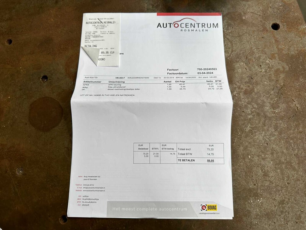 Audi SQ5 3.0 TDI V6 S-Line Quattro Pro Line 313pk 2014, HN-492-F