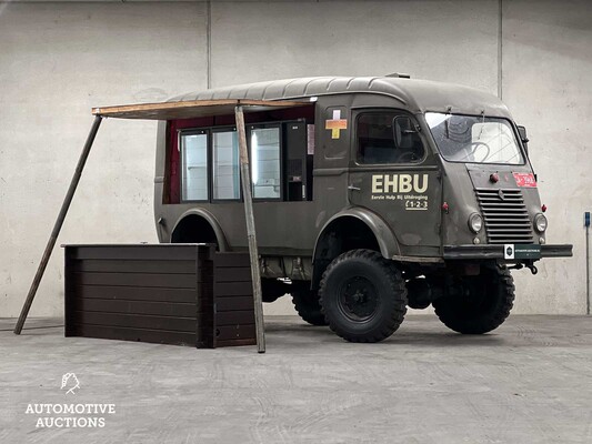 Renault Goélette 1.400kg FOOD TRUCK Oldtimer MILITARY MEDIC TRUCK L4-Motor 1954