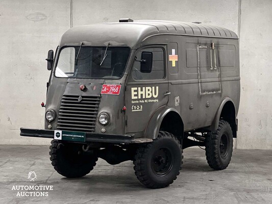 Renault Goélette 1.400kg FOOD TRUCK Oldtimer MILITARY MEDIC TRUCK L4-Motor 1954