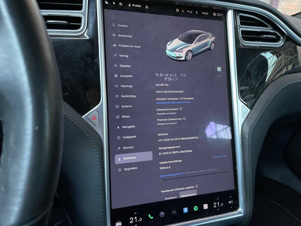 Tesla Model S 75D Base 333pk 2018 (Origineel-NL + 1e eigenaar), SZ-705-Z