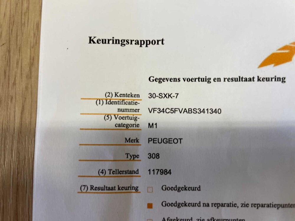 Peugeot 308 1.6 THP Allure 156hp 2012 (Original-UK), 30-SXK-7