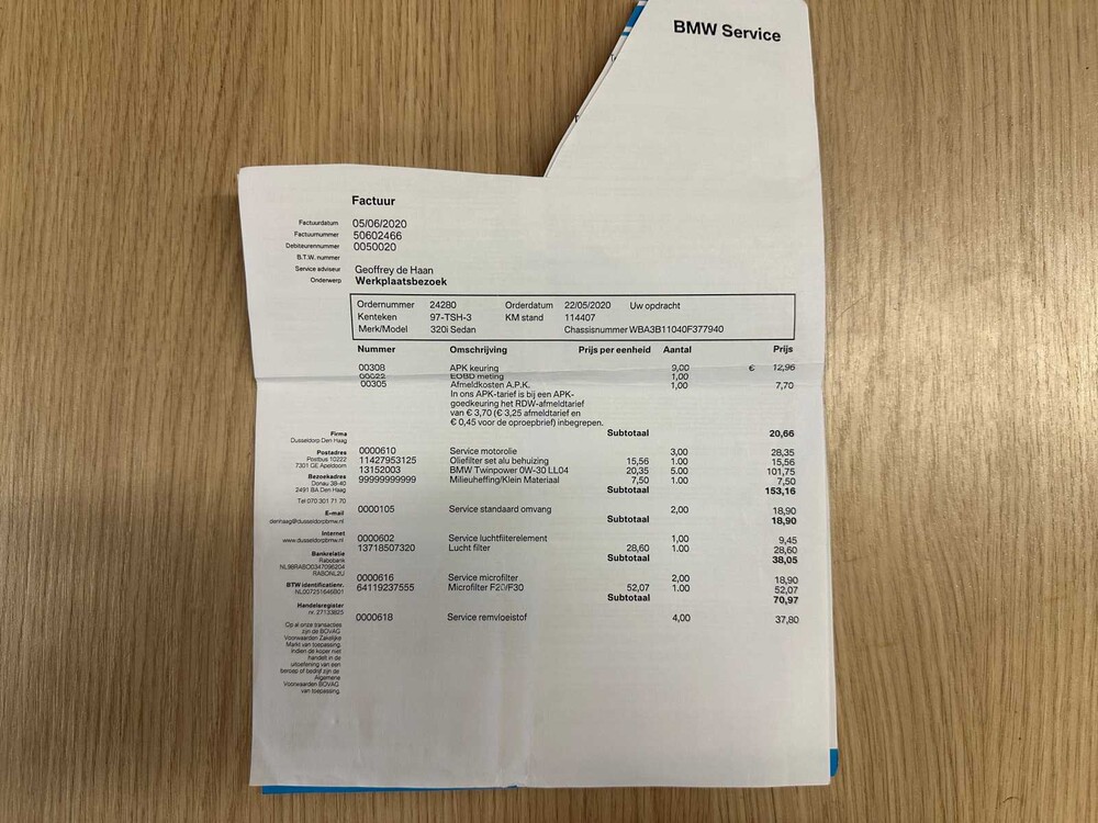 BMW 320i High Executive 184hp 2012 F30 3-Series (ORIGINAL-UK), 97-TSH-3