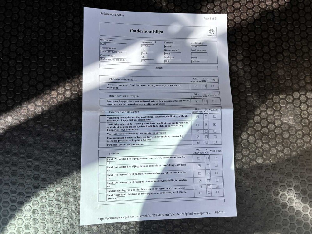 Volkswagen Crafter 35 2.0 TDI L3H2 DC Trendline (Original-NL) Commercial vehicle 102hp 2018, V-403-KZ