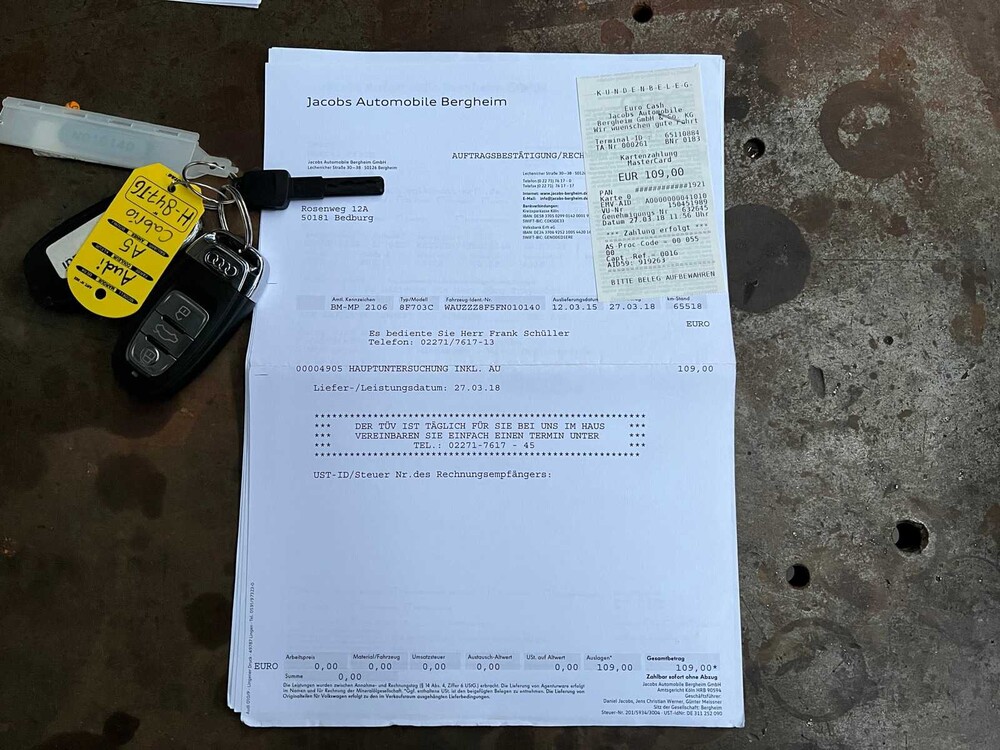 Audi A5 Cabriolet S-Line 1.8 TFSI Sport Edition Tage der offenen Tür 170PS 2015, H-847-TG