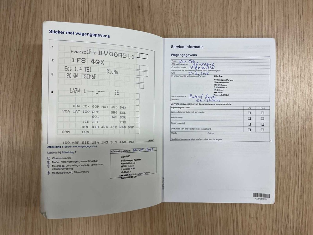 Volkswagen Eos 1.4 TSI Highline BlueMotion 122hp 2012 (Original-NL), 96-XPN-2