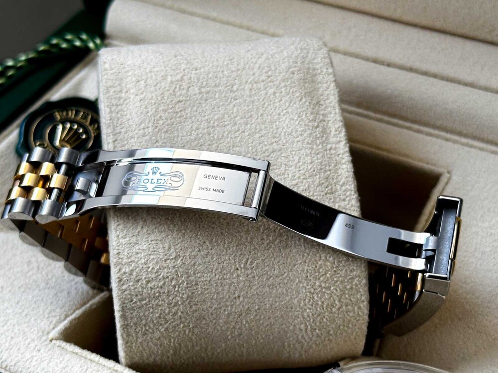 FOTOS! B/M Rolex Datejust 41 DIAMOND Oyster 41mm Oystersteel Gelbgold 126333 2023 GARANTIE 