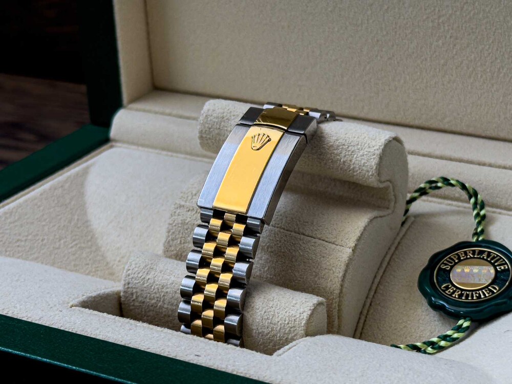 FOTOS! B/M Rolex Datejust 41 DIAMOND Oyster 41mm Oystersteel Gelbgold 126333 2023 GARANTIE 