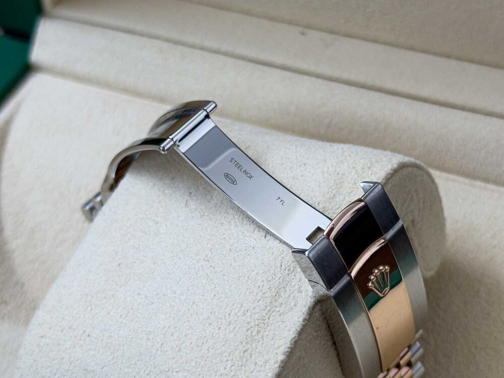 PHOTOS! B/M? Rolex Datejust 41 CHOCOLATE Everose-Gold Oyster 41mm Oystersteel Everose-Gold 126331 2023 WARRANTY 