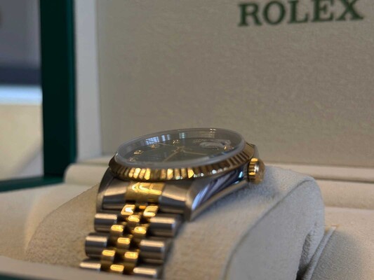 Rolex Datejust Green Vignette Diamond 36 Oyster Perpetual 